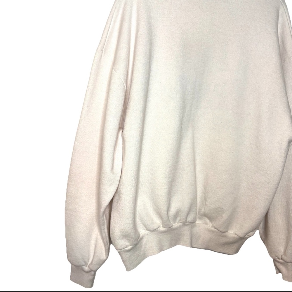 I love Jesus Jesus Loves You Vintage Crewneck Sweatshirt Women’s XL White - Picture 3 of 12
